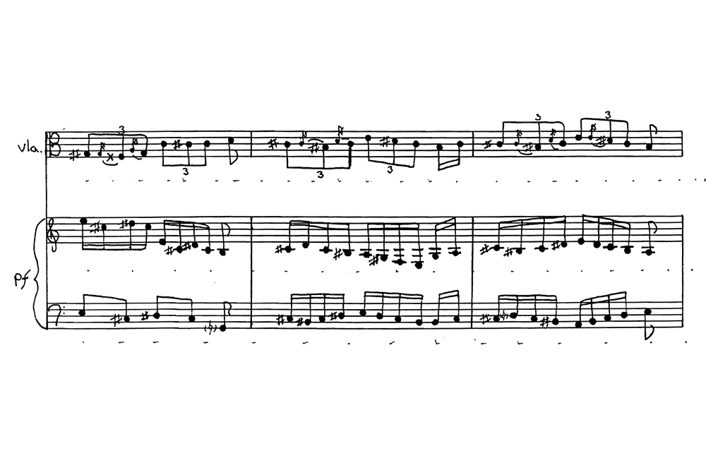 Sonata for viola and piano_1988